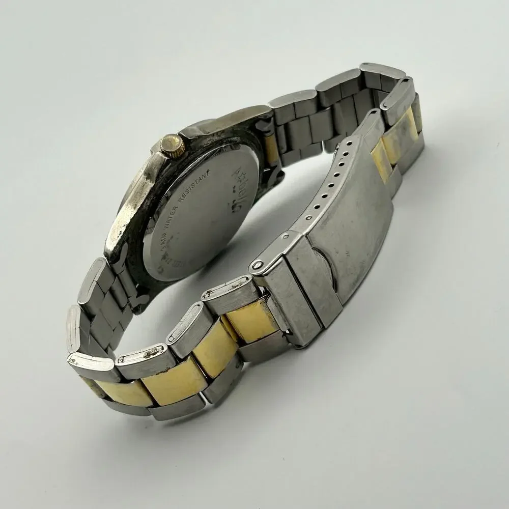Lear Corporation Two-tone Diver/Sport Design Watch Working New Battery